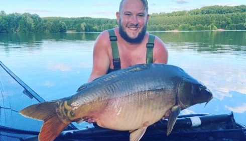 A 44 lb 12 oz carp from Lepinet North, Daniel Crouch, Jul 2020