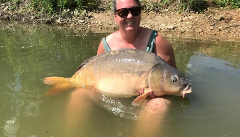 A carp from Lepinet North, charmaine and paul, Aug 2020