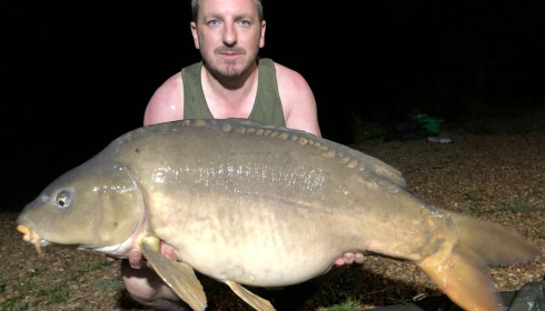 A 42 lb fish from Lepinet South, Gaz new pb, Sep 2020