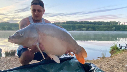 A 40 lb carp from Lepinet South, davey, Jul 2020