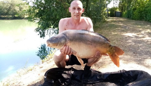 A 35 lb carp from Lillybelle, Billy Campbell, Jul 2020