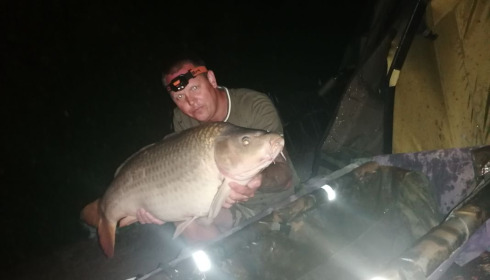 A 35 lb carp from Lillybelle, Kevin Barber, Aug 2020