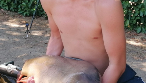 A 35 lb carp from Lillybelle, Joseph Wittaker, Aug 2020