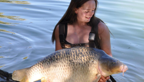 A 46 lb carp from Lillybelle, Annabel Steward, Jul 2020