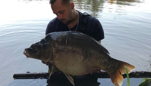 A 34 lb 8 oz carp from Lillypool, Jason Polley, Jul 2020