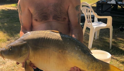 A 31 lb carp from Lillypool, Alan Polley, Jul 2020