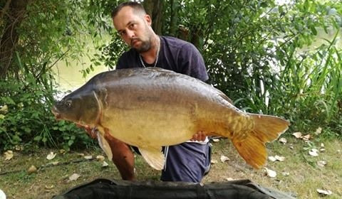 A 41 lb 8 oz carp from Lillypool, Jason Polley, Jul 2020