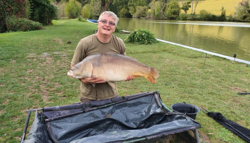 A carp from Mas Bas Main Lake, Phil Davies, Sep 2020