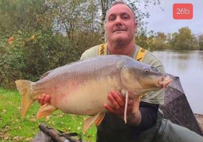 A 26 lb carp from Villefond, John Richardson, Oct 2020