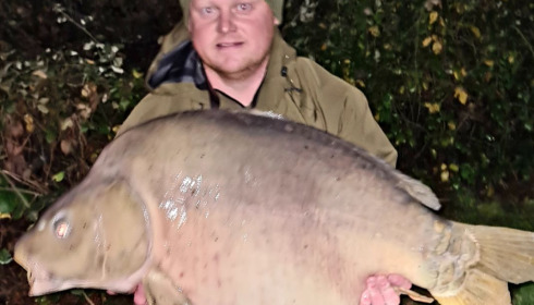 A 49 lb 6 oz carp from Villefond, Ashley Mitchell, Oct 2020