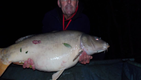 A 47 lb fish from Villefond, Leather, Oct 2020
