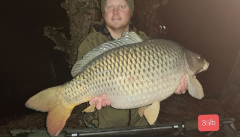 A 35 lb carp from Villefond, Ashley Mitchell, Oct 2020