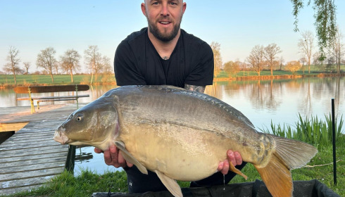 A 51 lb carp from Mystique, John law, Apr 2025