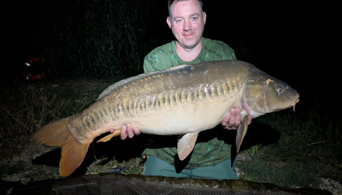 A 48 lb 4 oz carp from Mystique, 48lbs zip lin, Aug 2026