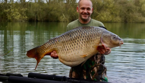 A 70 lb 5 oz carp from Emeraude, Mar 2026