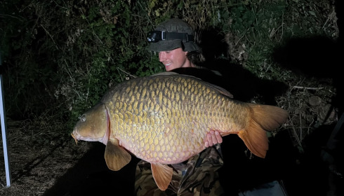 A 40 lb carp from Emeraude, Jul 2026