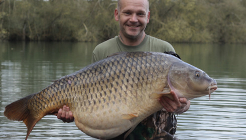 A 71 lb carp from Emeraude, Gareth Perkins, Mar 2026