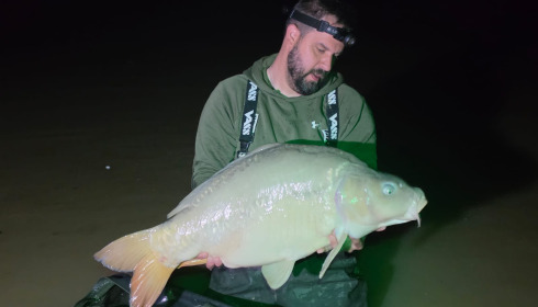 A 44 lb carp from Maniere, PB 4, Sep 2026