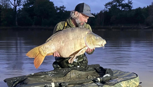 A 51 lb carp from Maniere, Hard Fighting French Finnery, Aug 2026