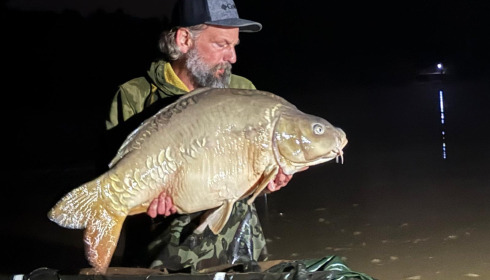 A 45 lb carp from Maniere, Amazing Fighter, Aug 2026