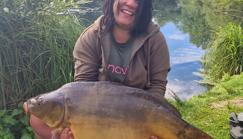 A 29 lb 8 oz carp from Cerises, Jun 2026