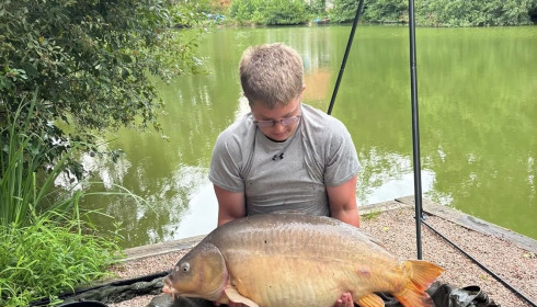 A 41 lb carp from Bears Lake, Aug 2026