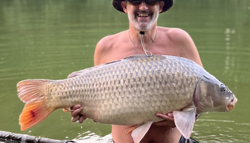 A 38 lb 5 oz carp from Bears Lake, 38lb Common, Aug 2026