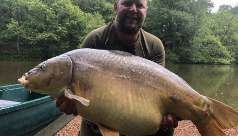 A carp from Bears Lake, May 2026