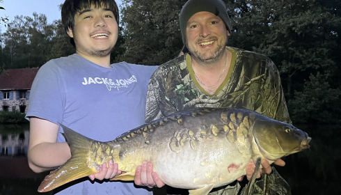 A carp from Bears Lake, May 2026