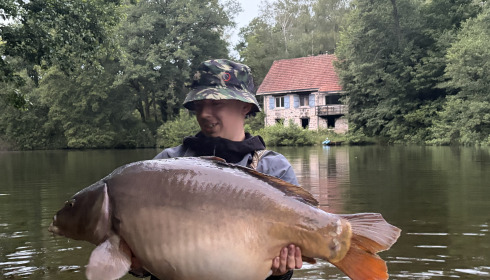 A 45 lb carp from Bears Lake, May 2026