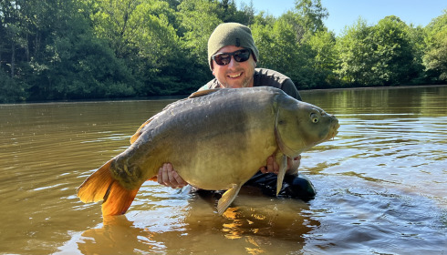 A carp from Bears Lake, May 2026