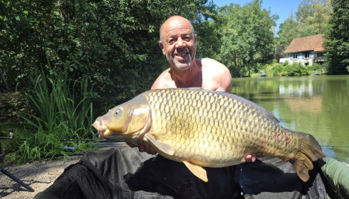 A 40 lb 6 oz carp from Bears Lake, Jul 2026