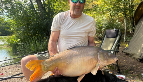 A carp from Bears Lake, Mirror, Sep 2026