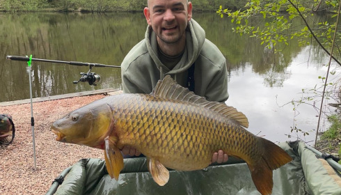 A 32 lb carp from Bears Lake, 4, Apr 2026