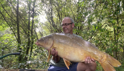 A 43 lb 6 oz carp from Bears Lake, Nick Dabney, Sep 2026
