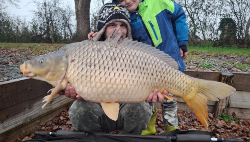 A carp from Carrouge, Romain, Dec 2025