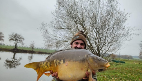 A carp from Carrouge, Romain, Dec 2025