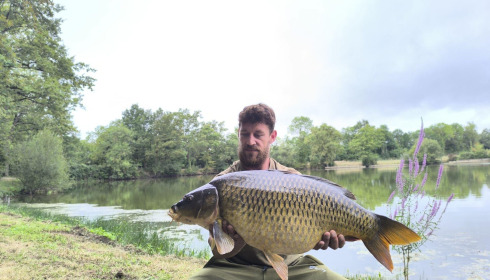 A 23 lb 5 oz carp from Carrouge, Kevin, Aug 2024