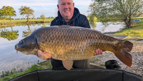 A 50 lb 2 oz carp from Carrouge, Apr 2026