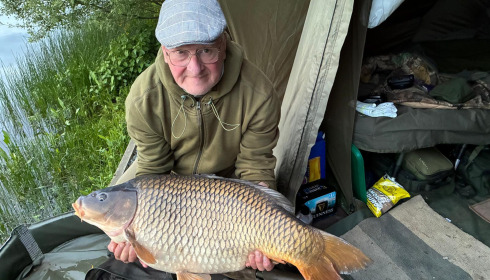 A 44 lb 10 oz carp from Carrouge, May 2026