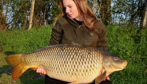 A 44 lb 8 oz carp from Carrouge, Mar 2026