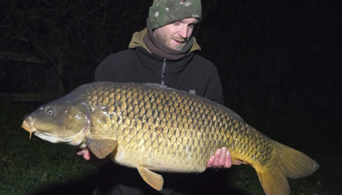 A 47 lb carp from Carrouge, Mar 2026