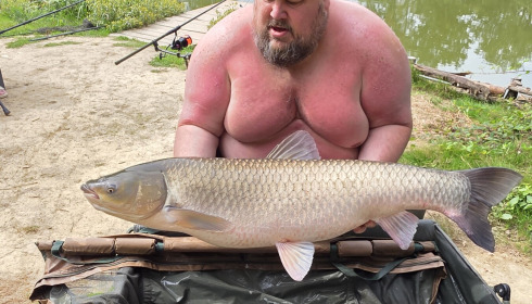 A 38 lb 14 oz grass carp from Lakeview, Grass carp, Sep 2026