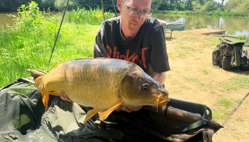 A 26 lb carp from Lakeview, May 2026