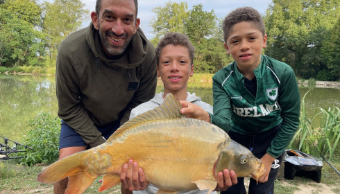 A carp from Lakeview, James and family, Aug 2025