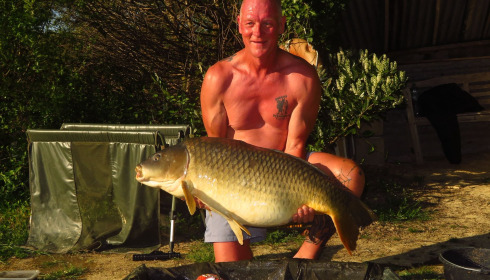 A 45 lb carp from Lakeview, Simon, Apr 2026