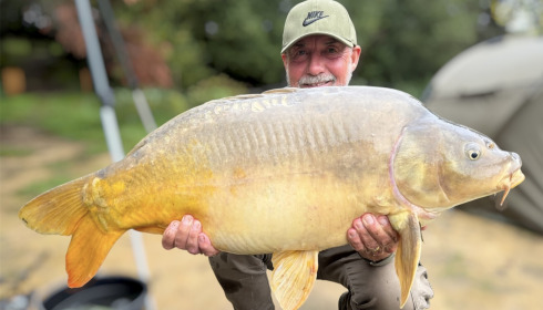 A 28 lb carp from Lakeview, Kean Tarron, Oct 2026