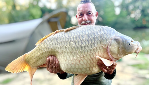 A 31 lb carp from Lakeview, Common tiger nut and sweetcorn, Oct 2026
