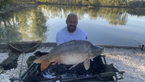 A 41 lb carp from Ilot, Sep 2026