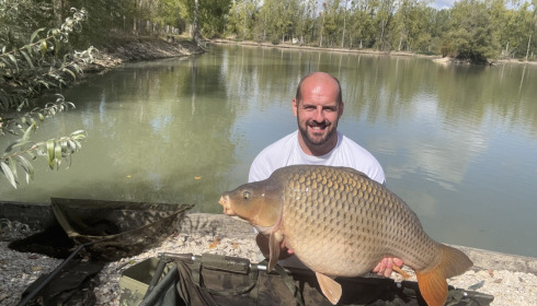 A 38 lb carp from Ilot, Sep 2026